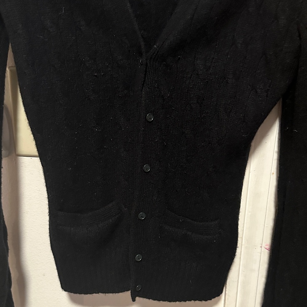 Women's Ralph Lauren Black label 100% cashmere Cardigan Sweater - Picture 5 of 5